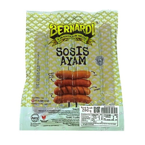 

S30036 BERNARDI FROZEN SOSIS AYAM 6`S MAJU BERSAMA (20250910)