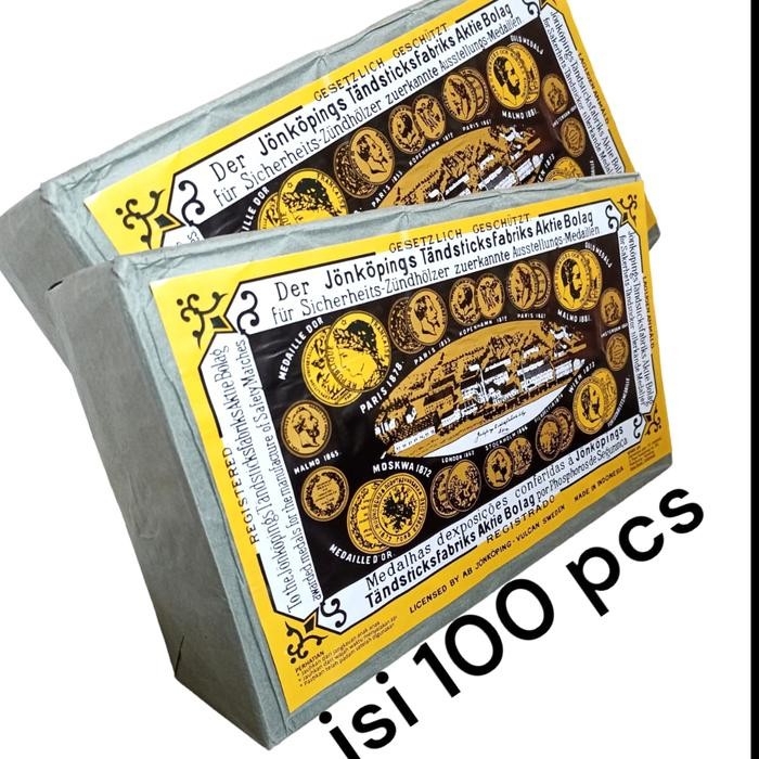 KOREK API UNIK KOREK API BATANG KAYU MERK DOLLAR 1 DUS ISI 100 PCS