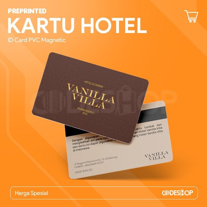 

OJ Cetak Kartu Magnetik Preprinted Magnetic Card Acces Full Color 110pcs