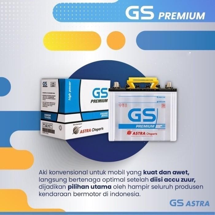 Gs Premium Astra Aki Mobil Volvo N10 N100 / 95E41R - 100Ah Aki Basah