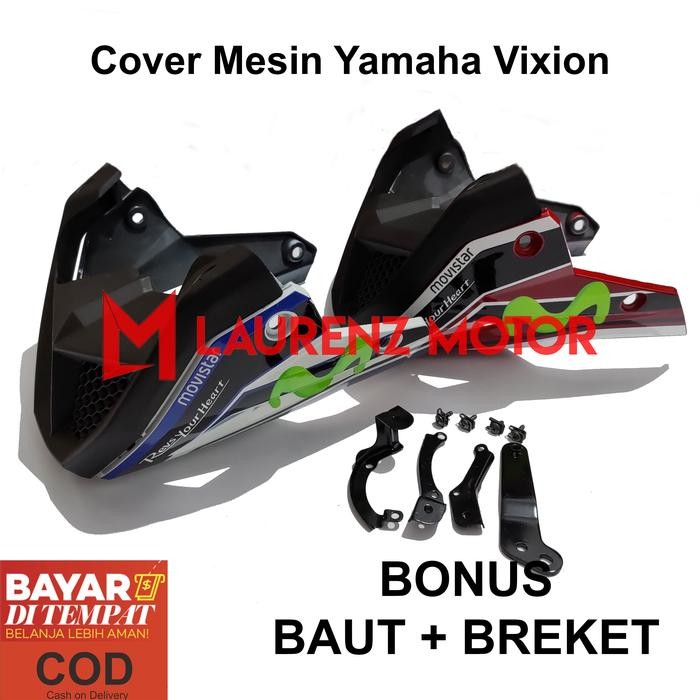 Ready Cover Mesin Vixion Old NVL NVA Cover Engine Vixion Tutup Mesin Vixion Nemo Model Movistar