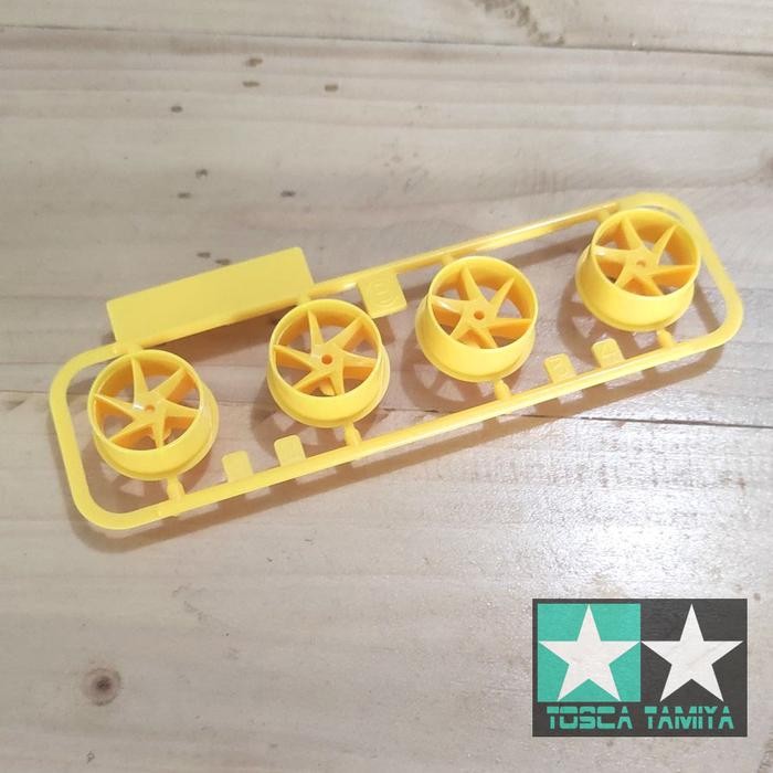 Pilihan- Velg Spiral Kuning Original Tamiya Lose Kit