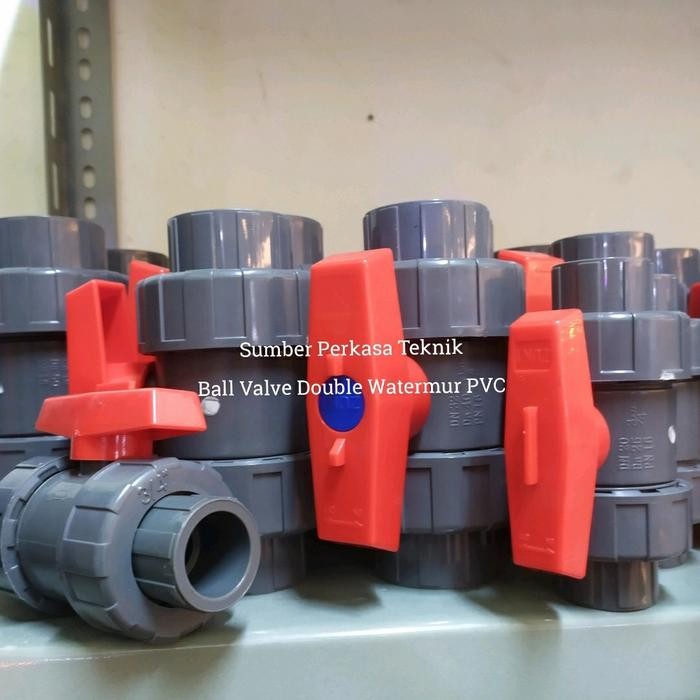 Ball Valve PVC True Union / Ball Valve Double Watermur PVC 11/2" inch