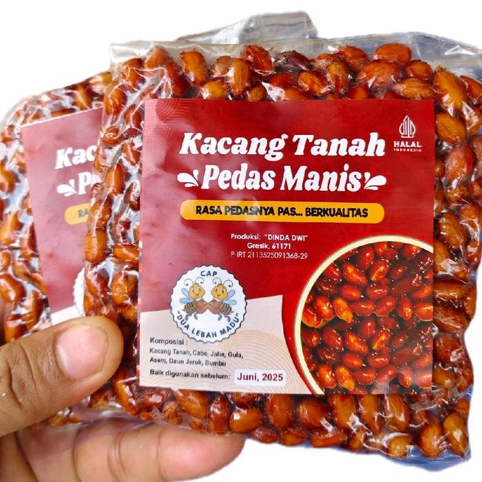 

Kacang Tanah Jumbo Pedas Manis 100Gr x 2 Pcs Snack Food Kering - Mete, Goreng Camilan
