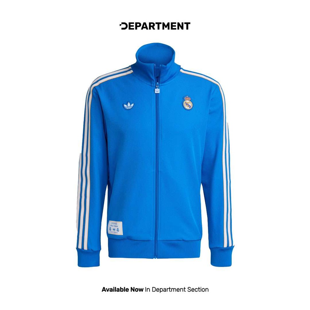 ADIDAS REAL MADRID TERRACE ICONS JN3058 Jaket Bola Pria ORIGINAL