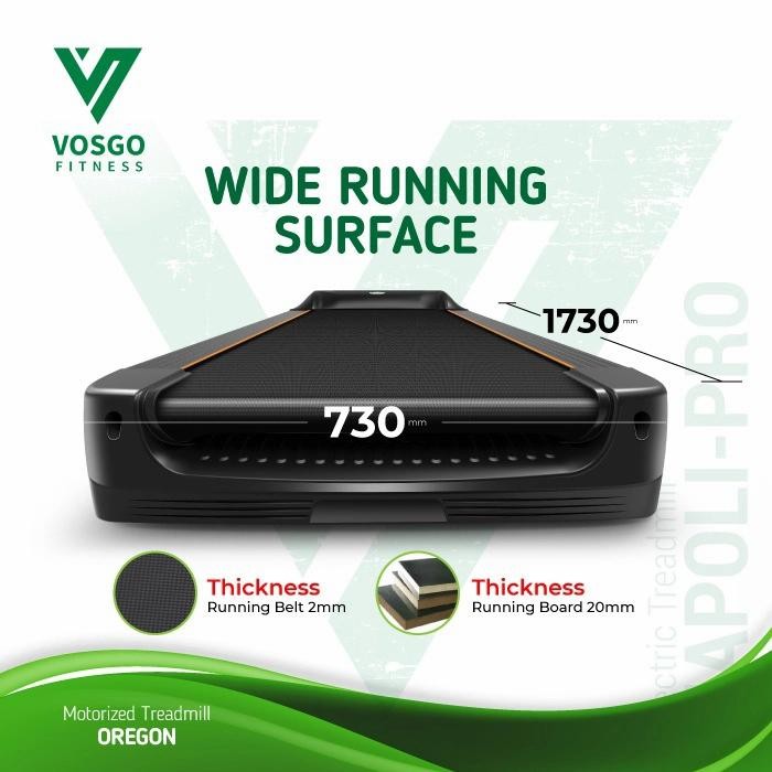 Alat Fitness Treadmill Elektrik Vosgo Oregon