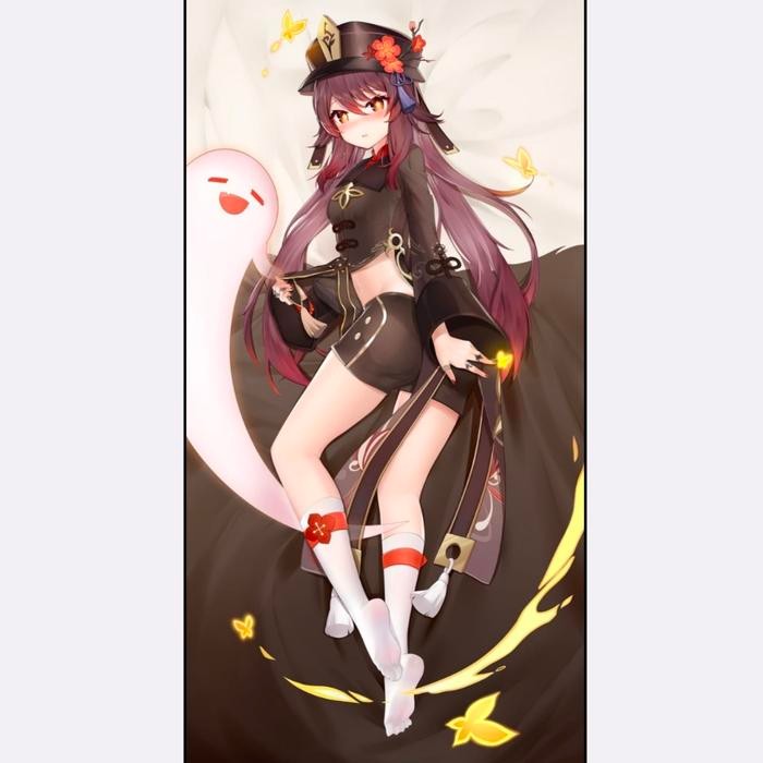 Sarung Bantal Peluk Dakimakura Game Genshin Impact Hu tao Hutao