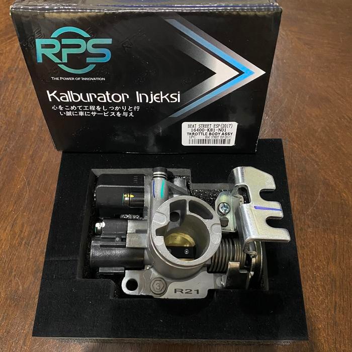 CUCI GUDANG.. RPS K81 THROTTLE BODY ASSY MOTOR BEAT FI F1 ESP LED STREET KIT 2017