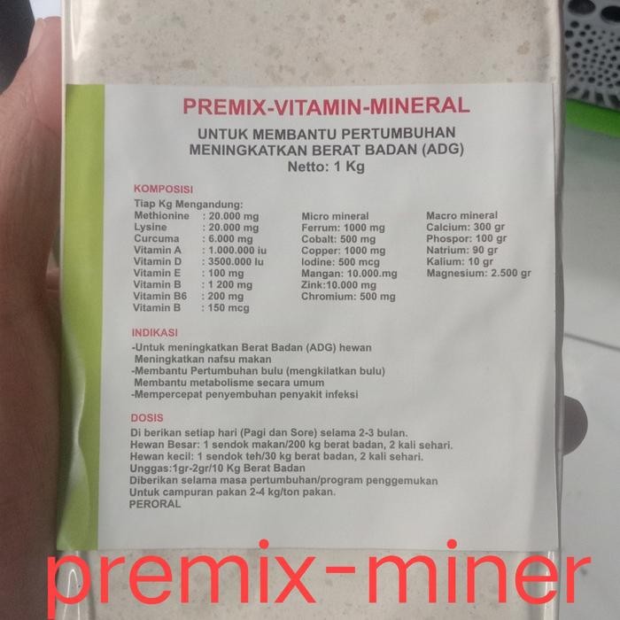 PREMIX VITAMIN TERNAK BAGUS