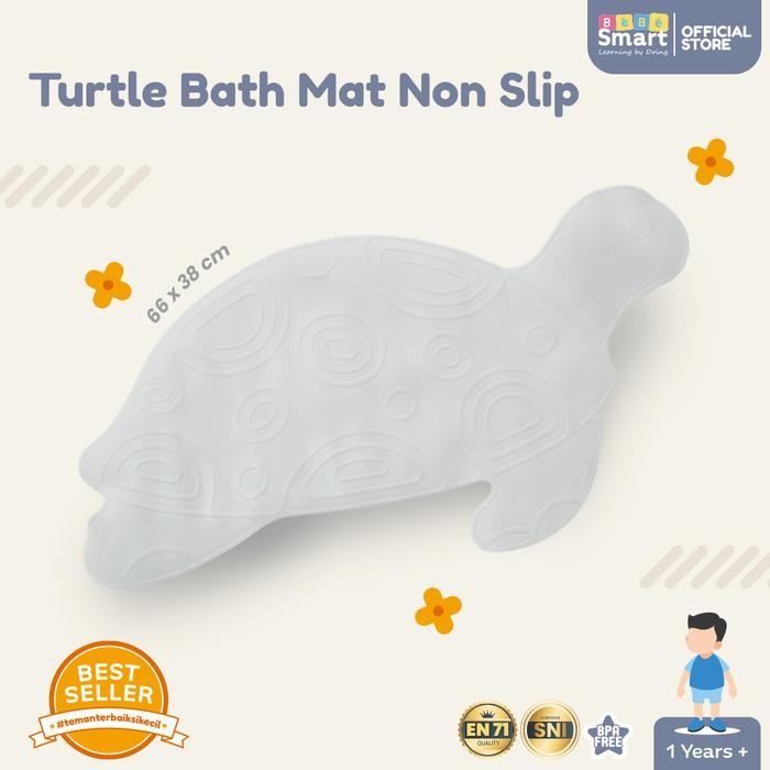 Alas Kamar Mandi Anti Slip BEBE SMART Turtle Bath Mat Anti Slip Alas Anti Slip Kamar Mandi