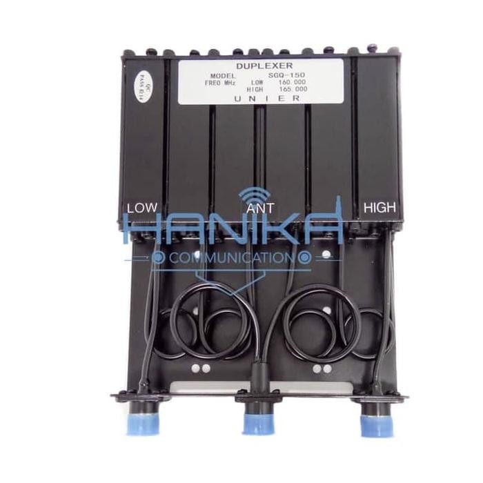 UNIER DUPLEXER VHF 165-170MHZ ORI BARU 1 ANTENNA REPEATER RADIO RIG