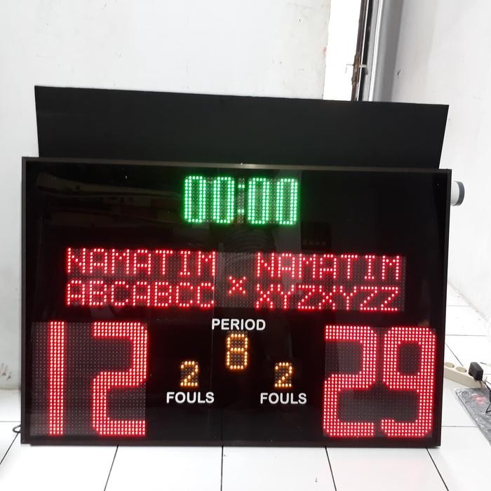 Papan Skor Futsal Scoreboard Scoring Score Board Basket Promo 