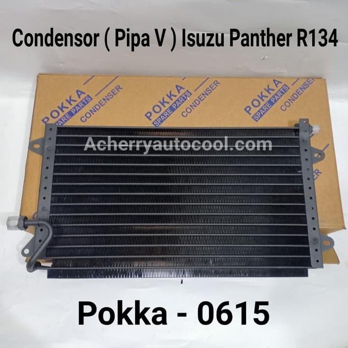 *****] Condensor Kondensor Radiator Ac Mobil Pipa V Isuzu Panther R134
