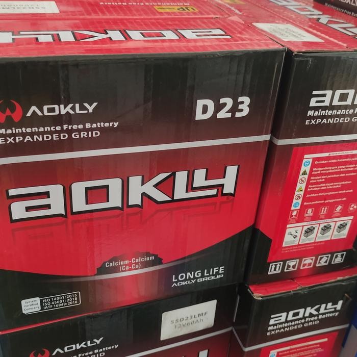 aki/accu mobil ns60 (45ah) AOKLY untuk upgrade avanza, xenia,dll