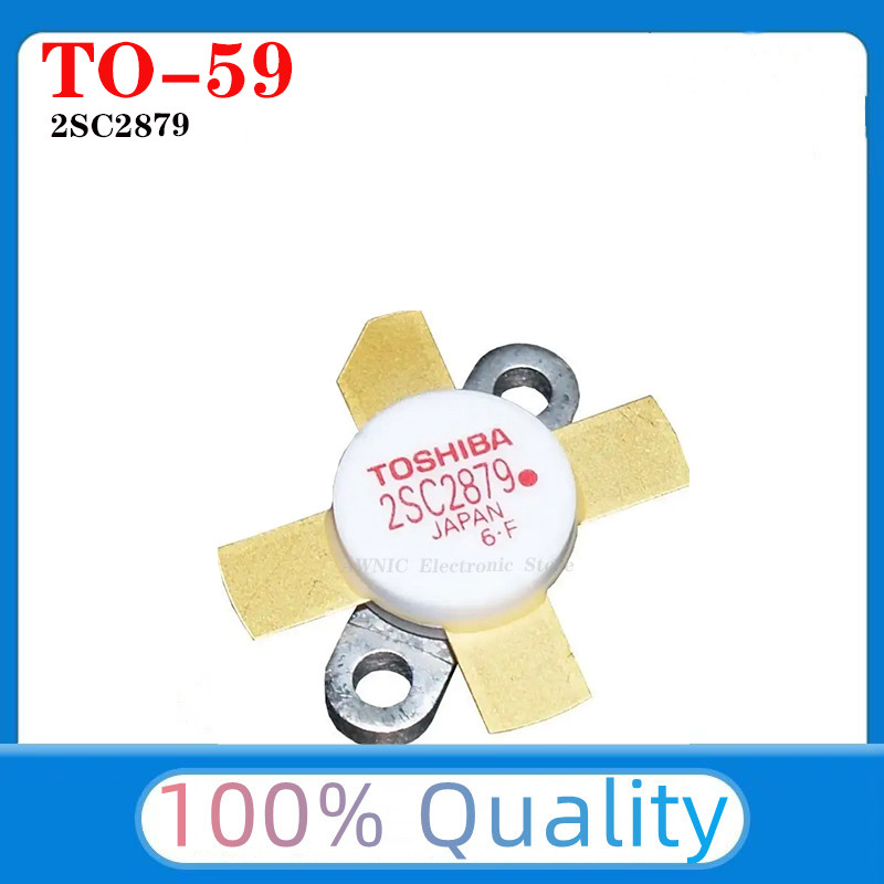 Rahmattshopp Good quality Original RF Transistor 2SC2879 TO-59 250W 28MHz SSB Linear Silicon NPN Pow