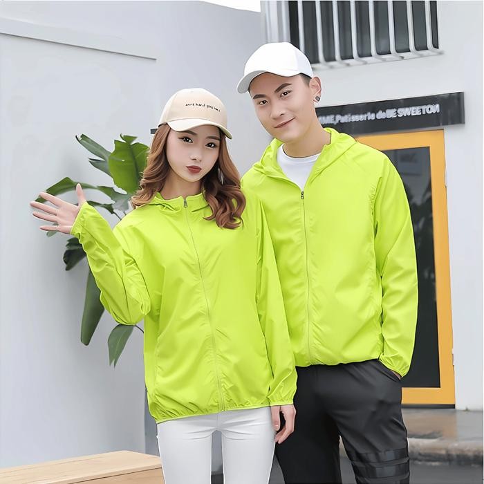 Eiger - Jaket Parasut Pria Wanita Outdoor Ringan Nyaman Uv Protection Tahan Air Anti Angin Stylish