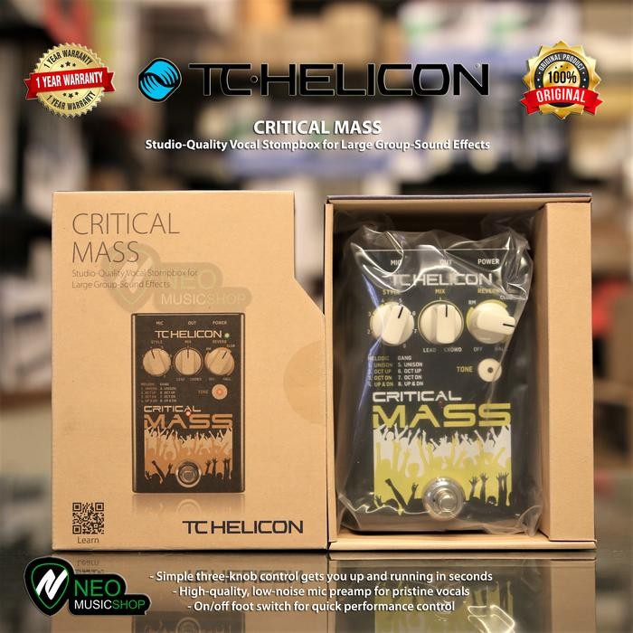 Tc Helicon Critical Mass Studio-Quality Vocal Effect
