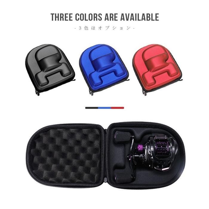 COD RyobiSeasir Eva Storeage Bag Tas Penyimpanan Gulungan Pancing Baitcasting, Tas Pelindung