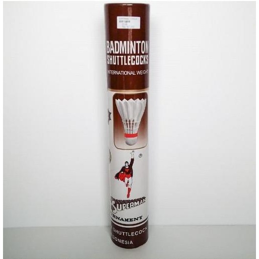SHUTTLECOCK / KOK / COCK BADMINTON MIDO SUPERMAN COKLAT ORIGINAL TEGAL