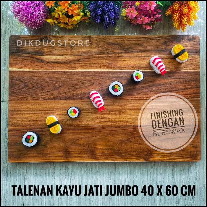 Miranda - Talenan Kayu Jati Jumbo - Alas Adonan