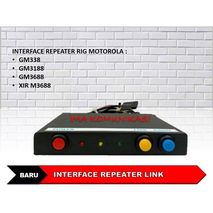 Ready INTERFACE COR REPEATER LINK MOTOROLA GM338 GM3688 GM3188 XIRM3688