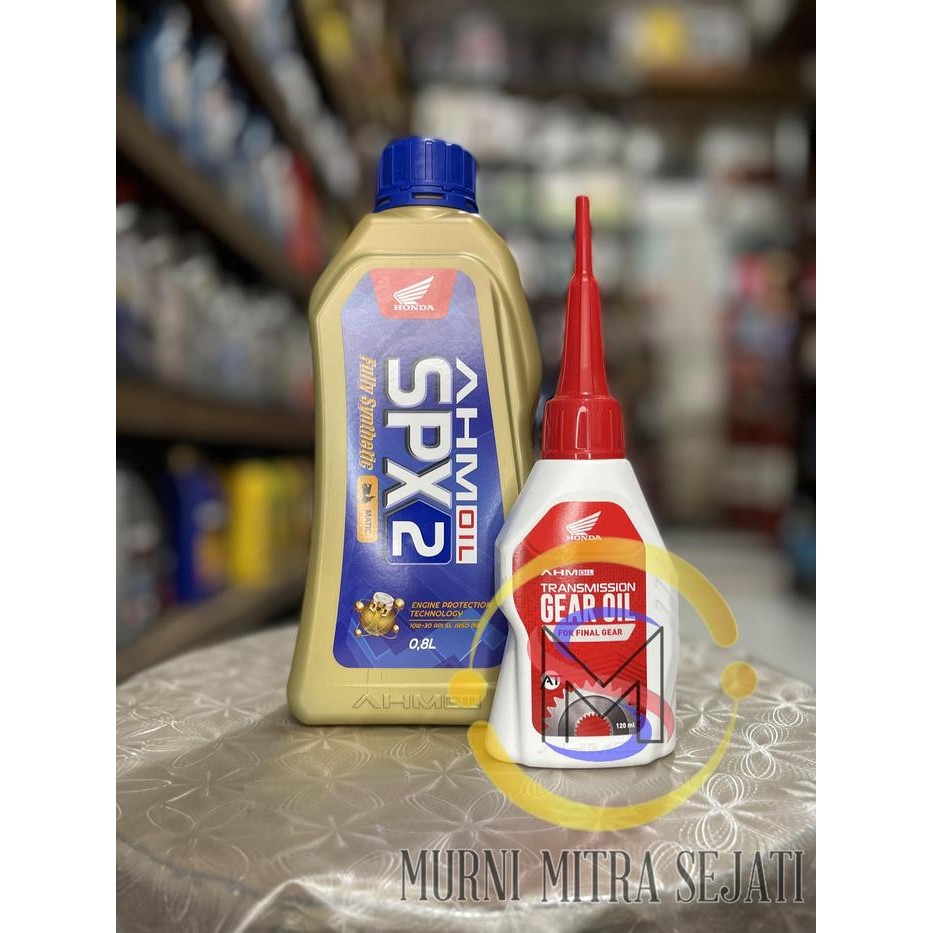 Honda AHM SPX 2 Matic SAE 10W-30 Oli Motor SPX2 10W30 10 W 0.8 800 mL