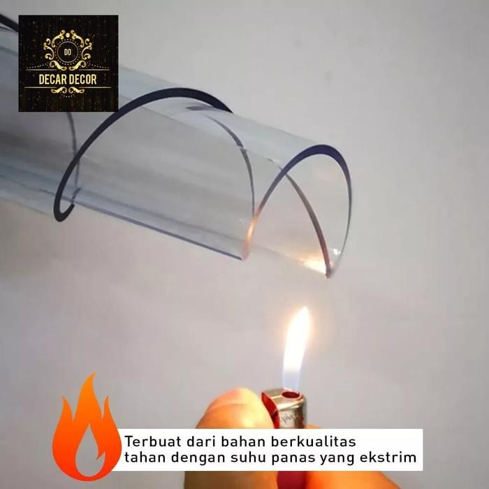 Taplak Bening Transparan ka Bening PVC transparan 2 mm waterof