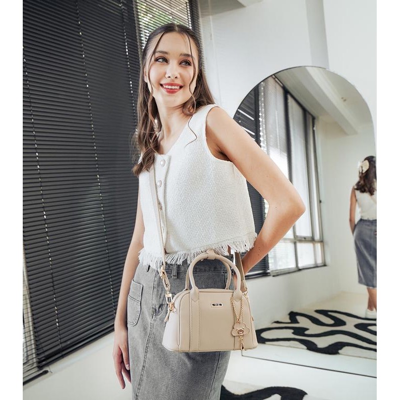 En-ji Musan Handbag - Cream