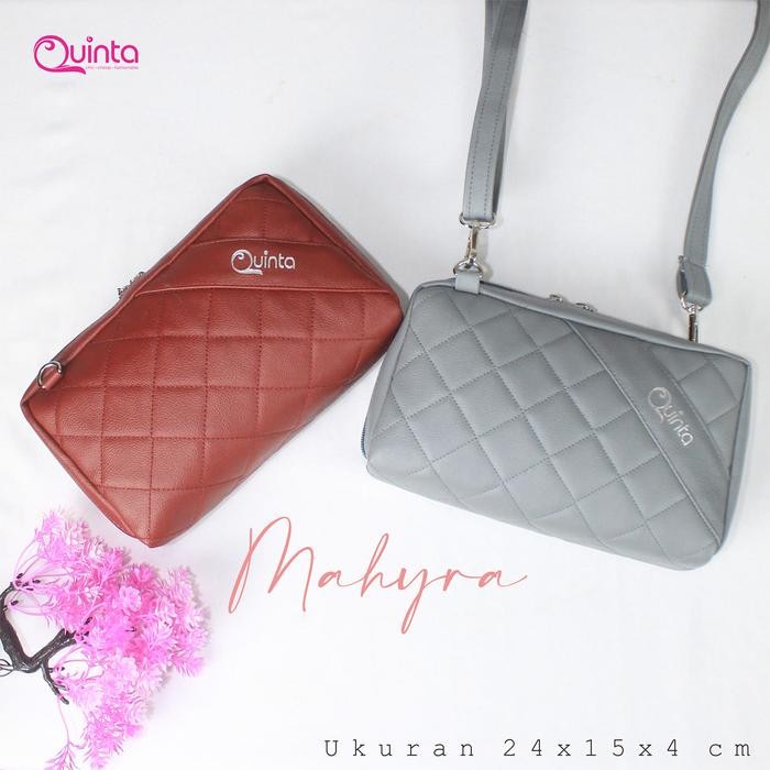 READY TAS QUINTA SELEMPANG MAHYRA SLINGBAG TAS MULTIFUNGSI Dengan Quilting Bahan Lapis Tiga Tas