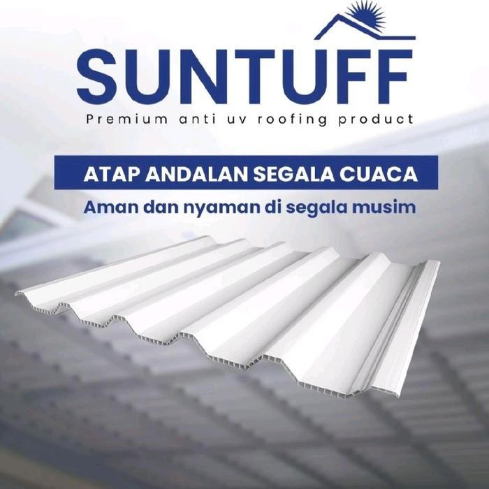 Atap Upvc Suntuff 830 Double Layer Atap Upvc Alderon