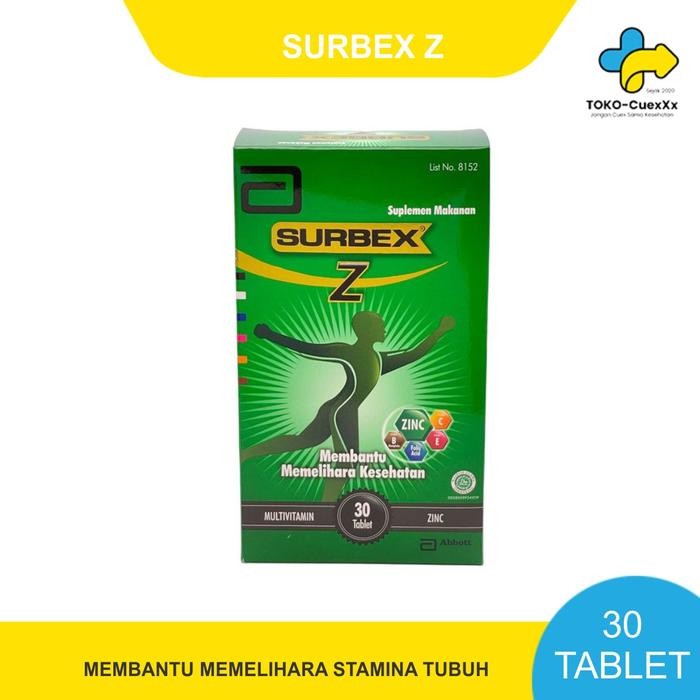 ORIGINAL Surbex Z multi vitamin 1box isi30