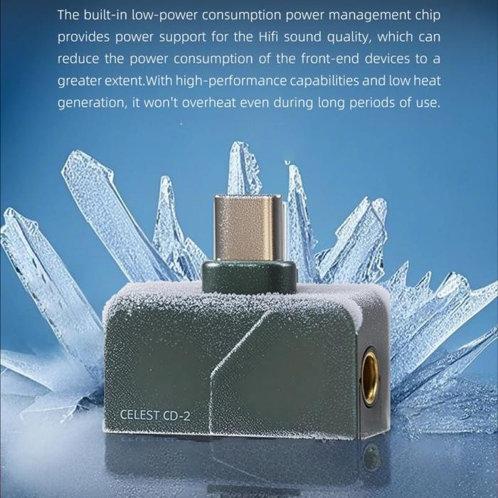 Kinera Celest CD-2 Portable Headphone DAC Amplifier 3.5mm4.4mm