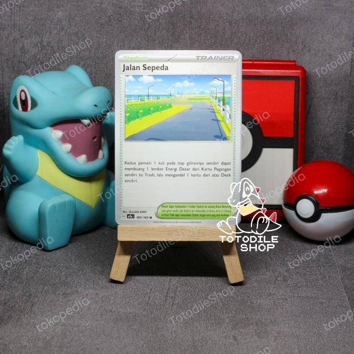 j225- Pokemon Indonesia Jalan Sepeda 165/165 Sv2A Pokemon 151 Nm