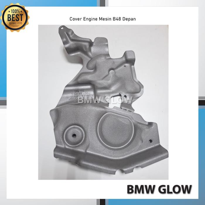 Original BMW Engine Accoustic Cover Peredam Mesin B48 Bagian Depan 11147648895 F30 F32 F33 G20 G21 G
