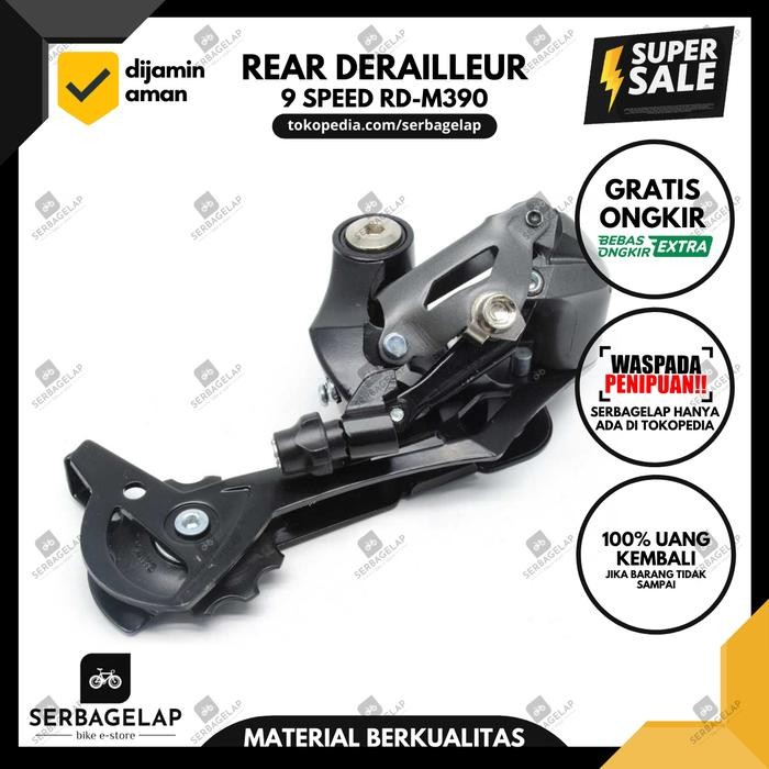 RD / Rear Derailleur Gigi Belakang Sepeda 9 Speed ( Not Shimano )