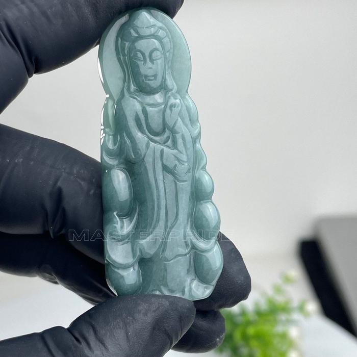 KALUNG LIONTIN BATU ASLI GIOK BURMA FEI CUI GR A