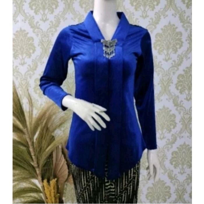 DISKON ATASAN KEBAYA BLUDRU POLOS KEBAYA KARTINI KEBAYA SERAGAMAN KEBAYA BLUDRU AJAWA Lamaran Hitam