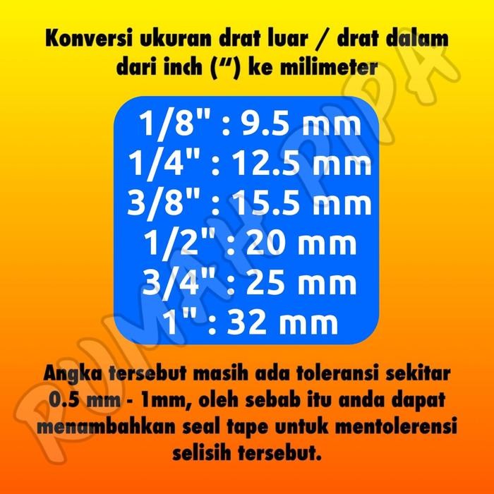 BisAiNstan- Water Mur Kopling Meteran Air Pdam Kuningan
