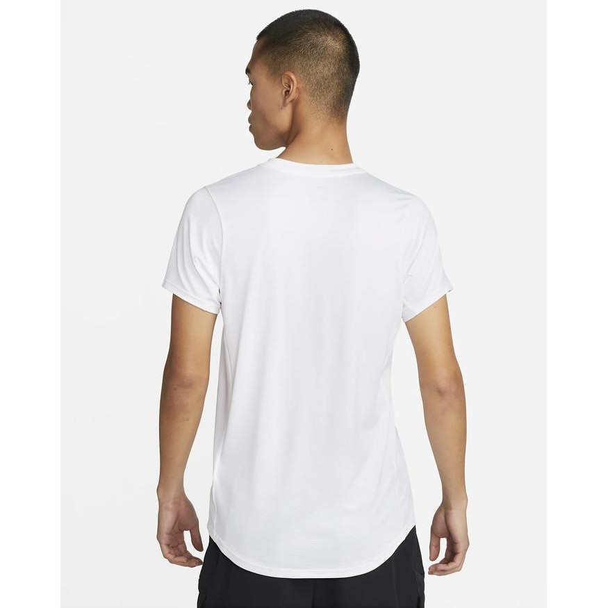 Kaos Tenis Pria Nike Dri-Fit Court Advantage - White