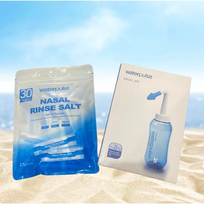 Ready Waterpulse Nasal Rinse Bottle & Salt (30 sachet)