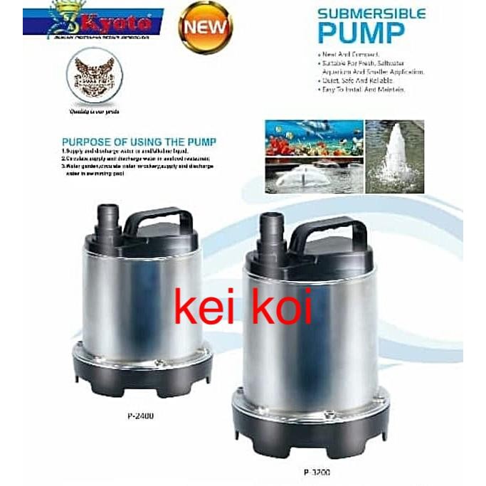 JaminMutu- Pompa Kolam 3800 L/H Kyoto P3200