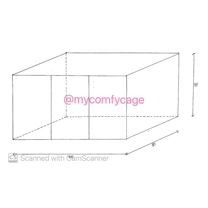 Pagar Anjing Aluminium Mycomfycage custom Size