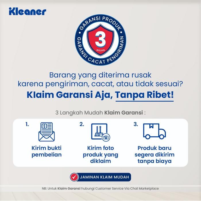 p983- [Cod] Kleaner Twist Mop Refill / Alat Pel Twist Refill Microfiber