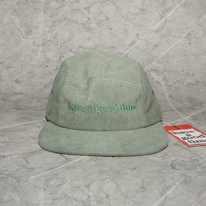 have a good time Side Logo Corduroy Cap Sage