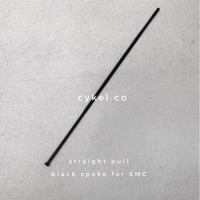 BLACK SPOKE RED SPOKE FOR SMC WHEELSET STRAIGHT PULL AND J BAND SPOKES