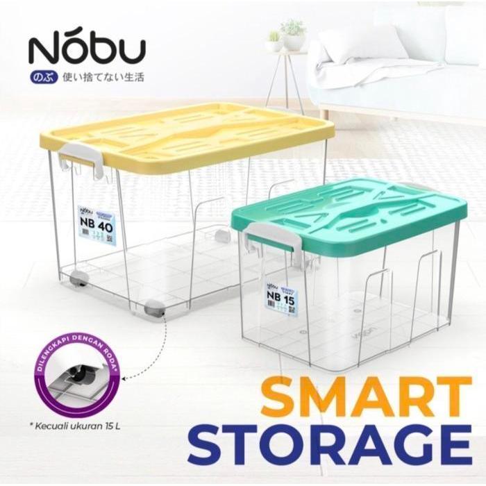 NOBU Containet Box Clear / Container Box Transparan