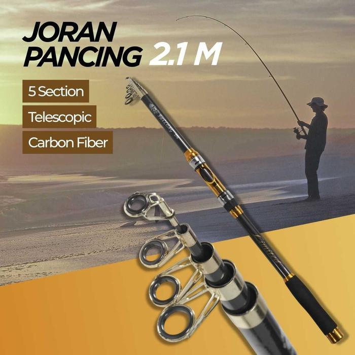 JORAN PANCING Yuelong Joran Pancing Antena Portable Telescopic Alat Ikan Laut