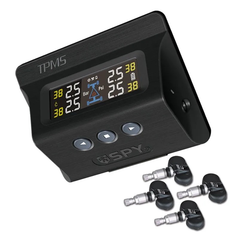 SPY internal Digital Monitoring Wireless TPMS Tire Pressure Monitoring System Solar TPMS Tire