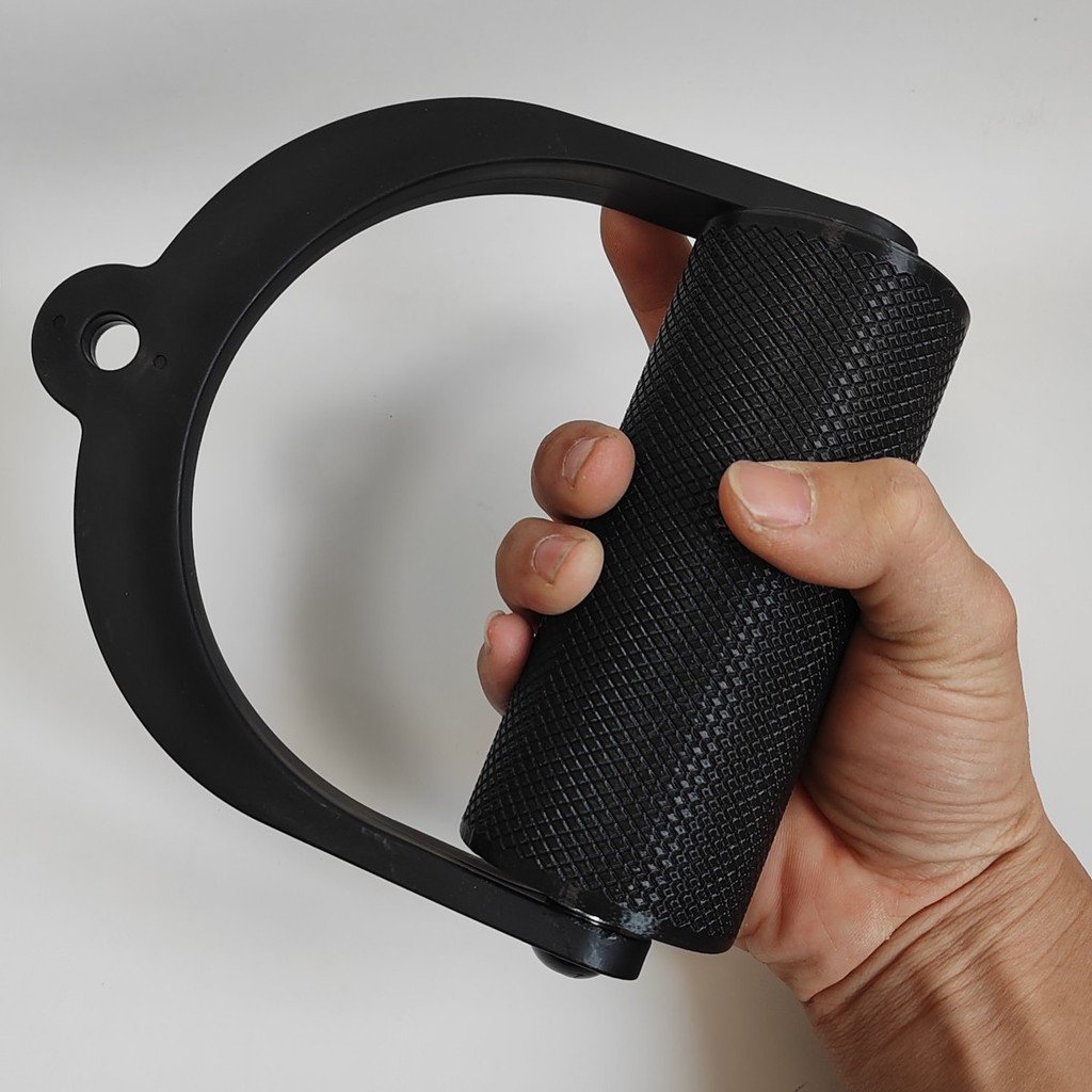 6Cm Lat Pull Down Handle Pulley Cable Machine Bar Arm Wrestling Workout,Deadlift D Shape Hand Grip