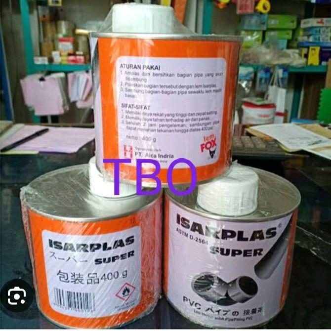 Lem PVC Isarplas Kaleng Isi 400 gram , Lem Pipa PVC Isarplas Kaleng